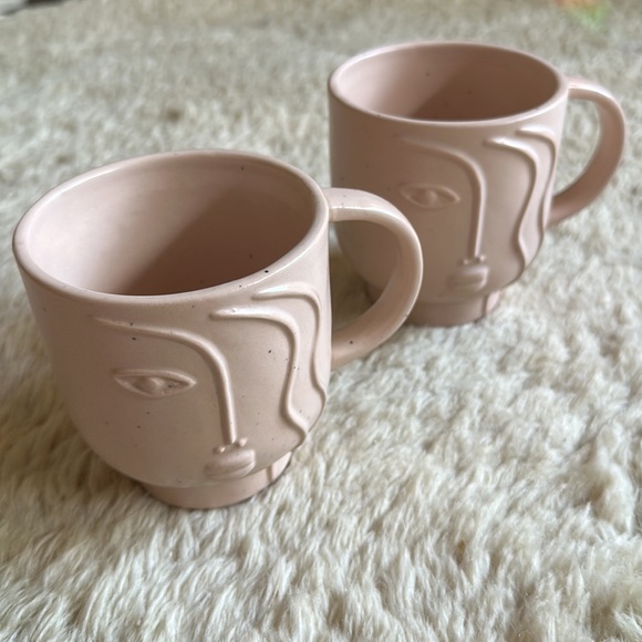New Anthropologie Aoife set of 2 Mugs, Sandstone - Picture 12 of 12